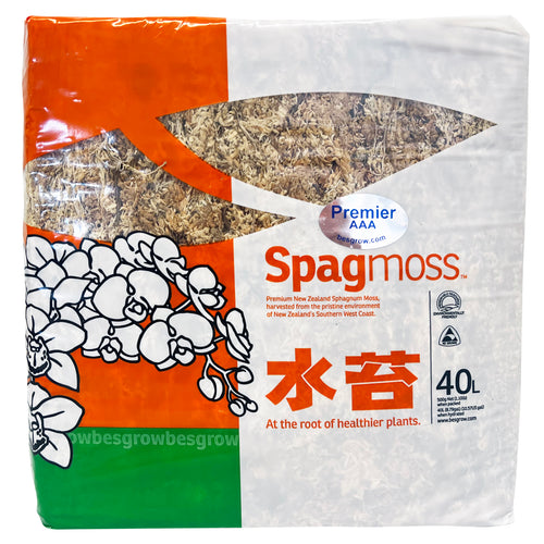 40 Liter Besgrow Spagmoss Premium New Zealand Long Fiber AAA Sphagnum Moss